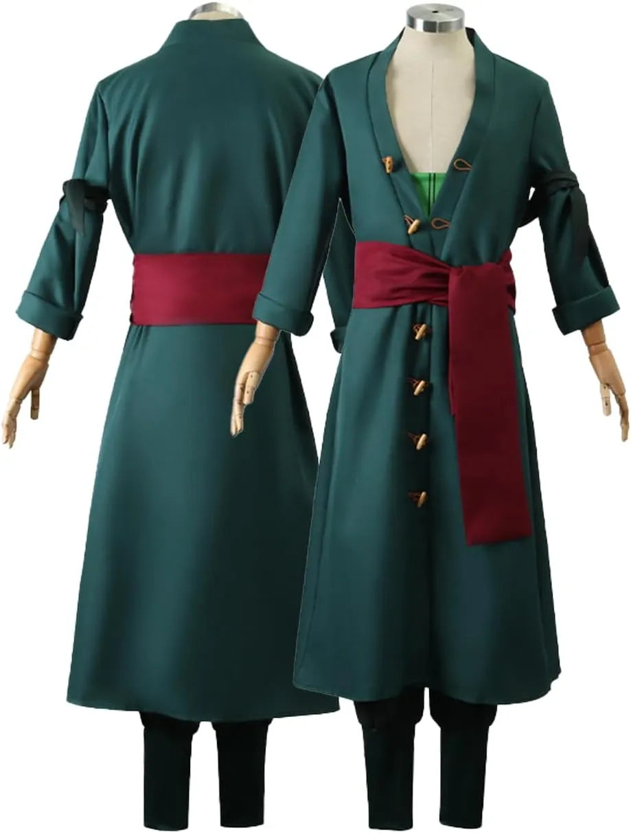OP Roronoa Zoro Kimono Cosplay Set