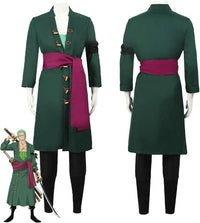 OP Roronoa Zoro Kimono Cosplay Set