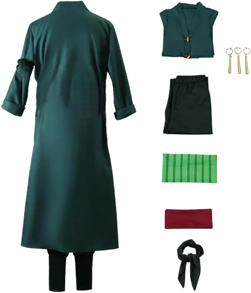 OP Roronoa Zoro Kimono Cosplay Set