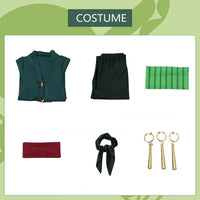OP Roronoa Zoro Kimono Cosplay Set