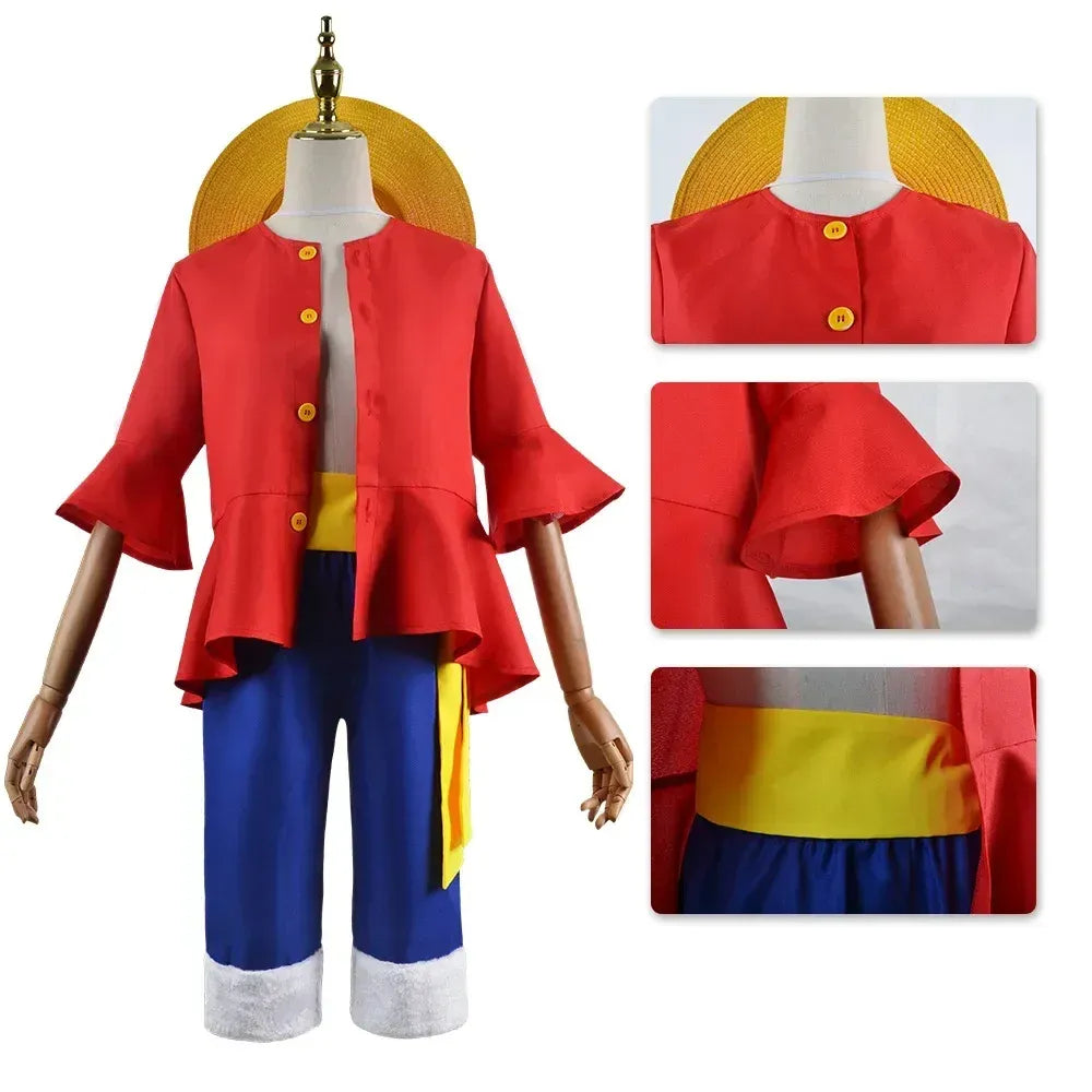 OP Monkey D. Luffy Cosplay Set