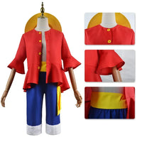 OP Monkey D. Luffy Cosplay Set