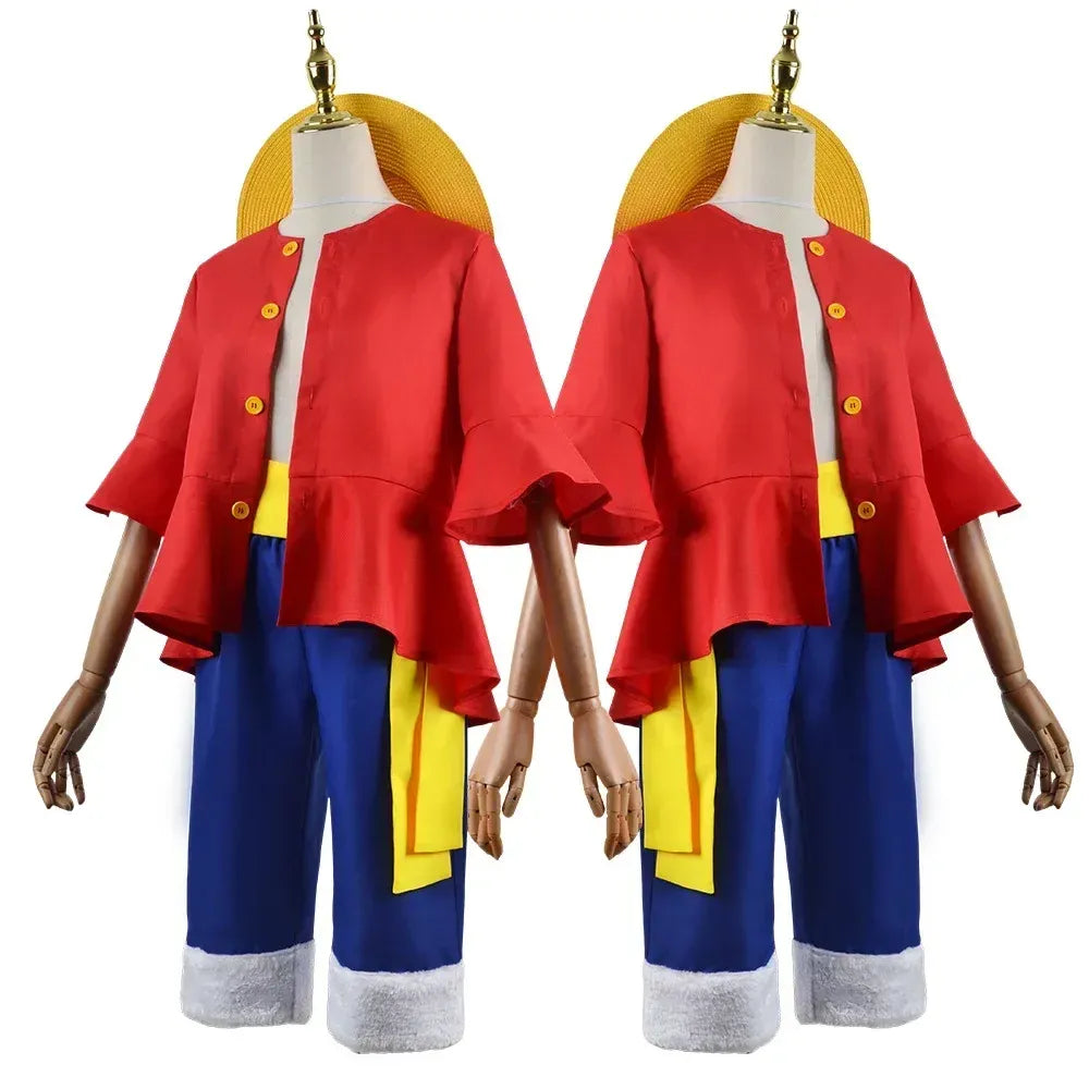 OP Monkey D. Luffy Cosplay Set