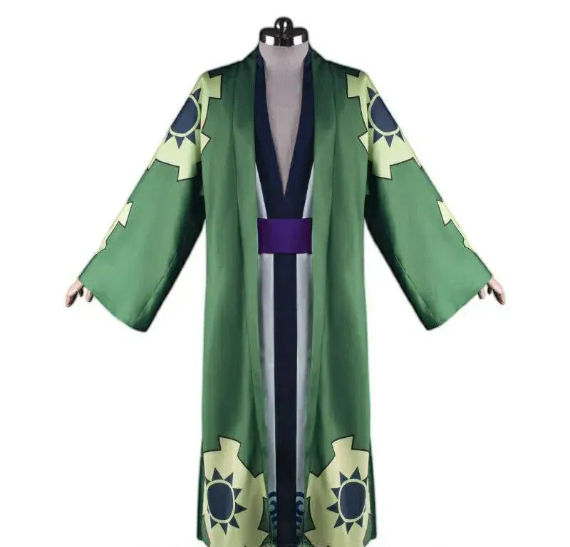 OP Roronoa Zoro King of Hell Cosplay Set