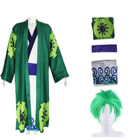OP Roronoa Zoro King of Hell Cosplay Set