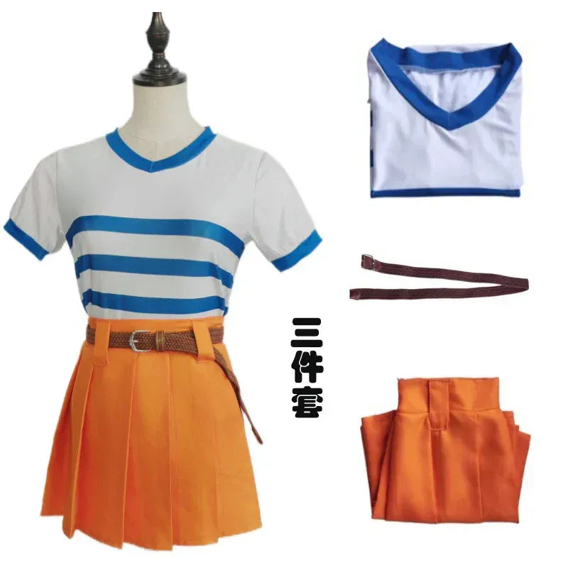 OP Nami Half-Cut Cosplay Dress