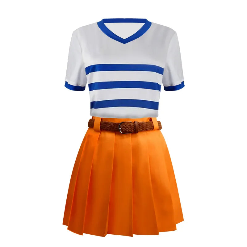 OP Nami Half-Cut Cosplay Dress
