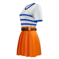 OP Nami Half-Cut Cosplay Dress