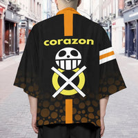 Trafalgar Law Kimono Cardigan Cosplay Set
