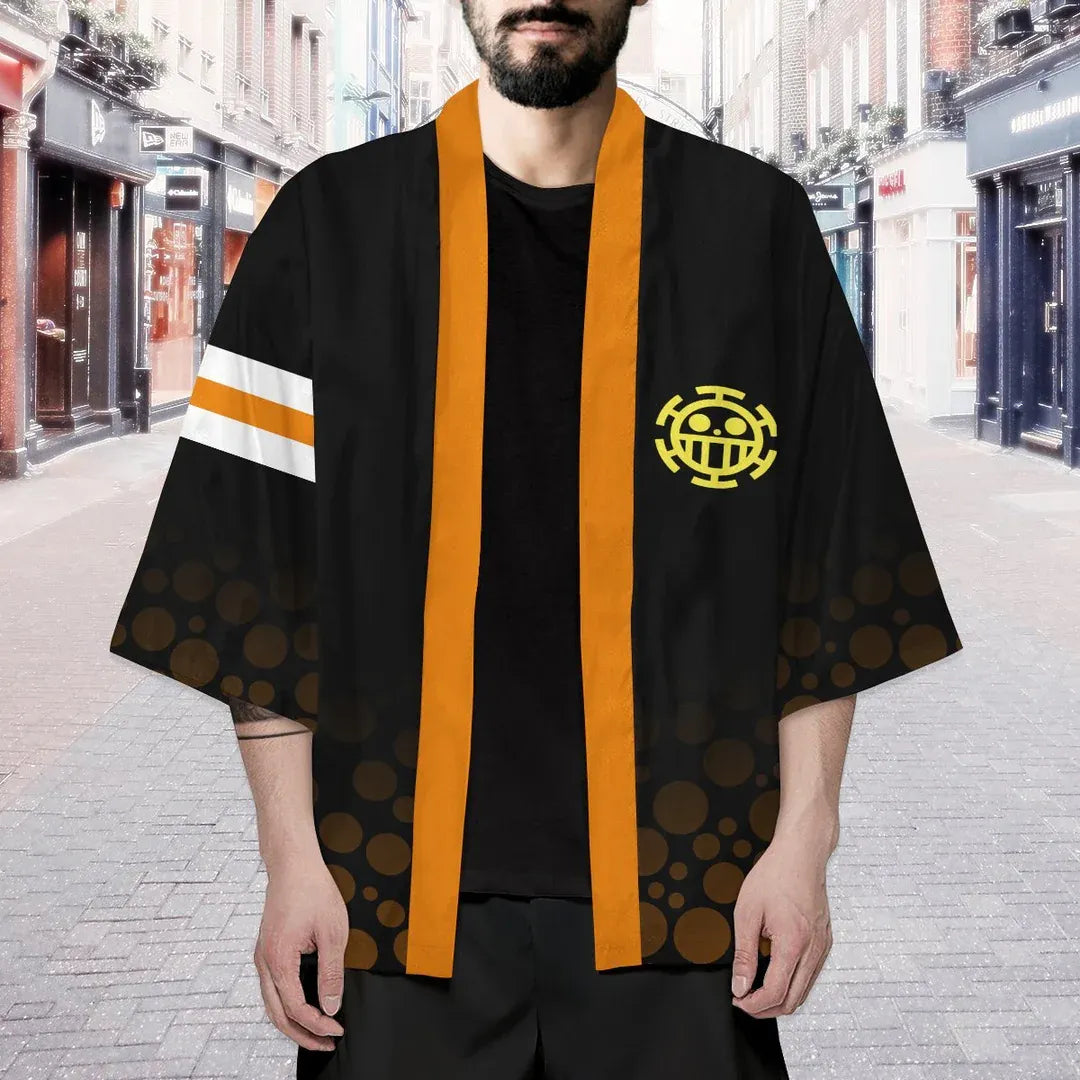 Trafalgar Law Kimono Cardigan Cosplay Set