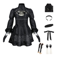 NieR Automata 2B Cosplay Dress Set