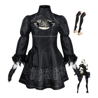 NieR Automata 2B Cosplay Dress Set