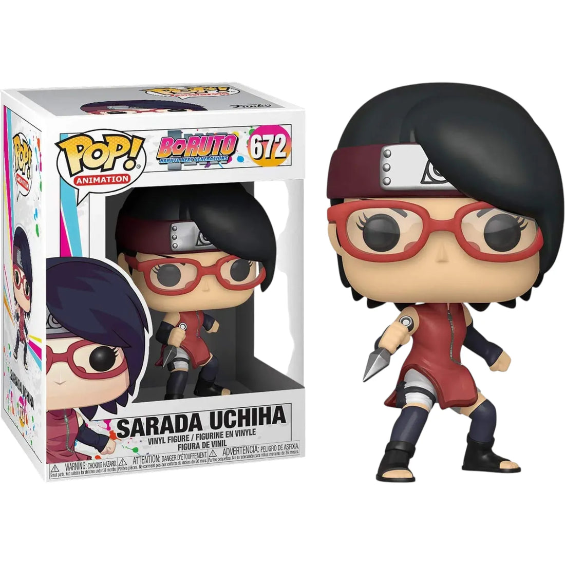 Funko Pop Boruto Sarada Uchiha 672 Figure