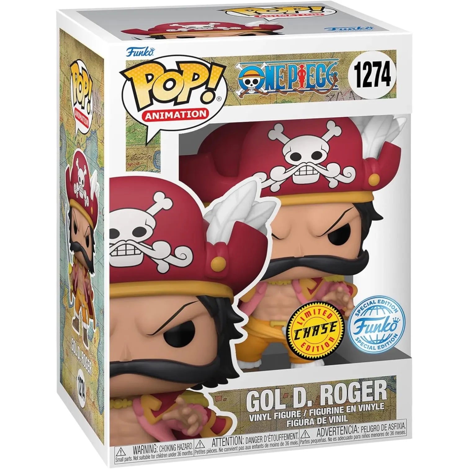 Funko Pop One Piece Roger Chase 1274 Figure