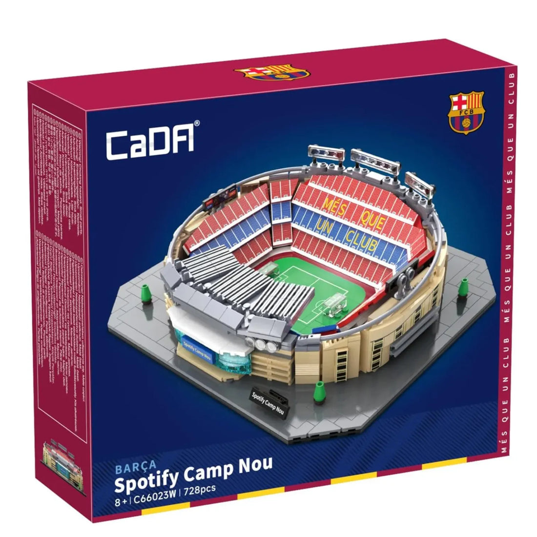 CaDA FC Barcelona Spotify Camp Blocks (728 Pcs)