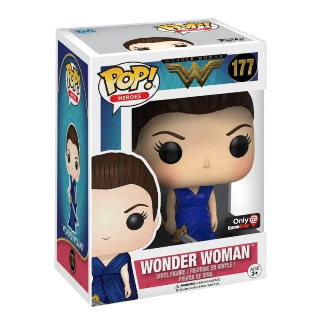 Funko Pop Wonder Woman Blue Dress 177 Figure