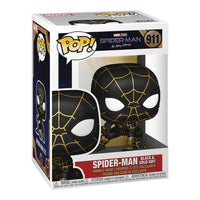 Funko Pop Spiderman Black Gold Suit 911 Figure