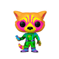 Funko Pop Marvel GOTG-3 Rocket Blacklight 1241 Figure