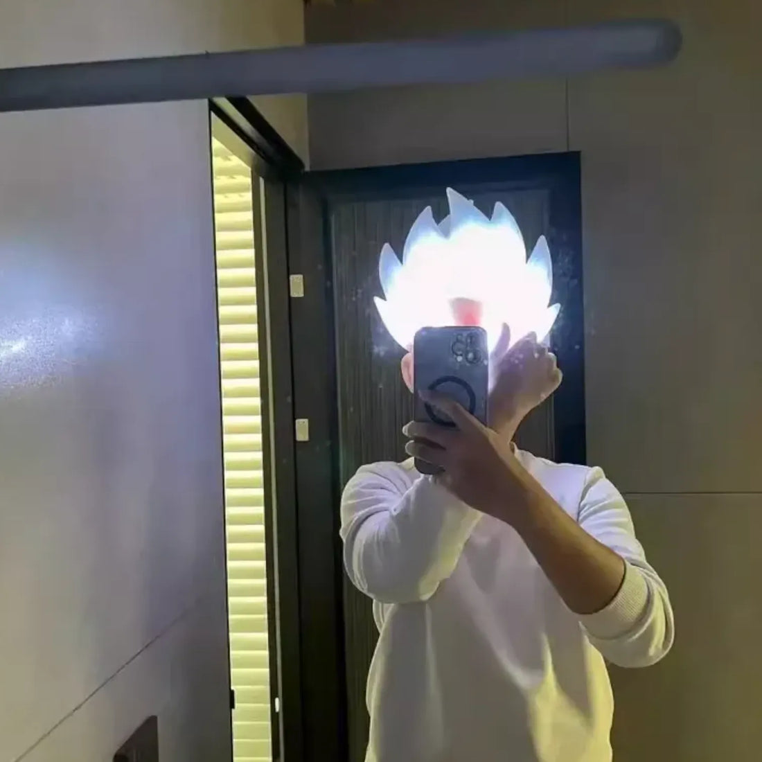 DBZ Super Saiyan Glowing Shapeshifting Cosplay Mask
