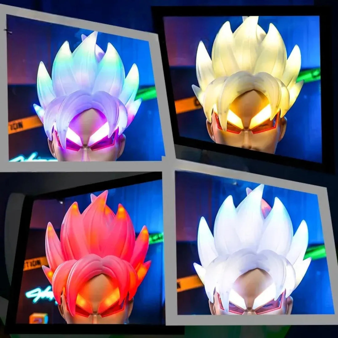 DBZ Super Saiyan Glowing Shapeshifting Cosplay Mask