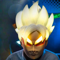 DBZ Super Saiyan Glowing Shapeshifting Cosplay Mask