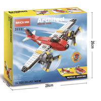 Brick Propeller Adventures 3-in-1 Building Blocks (241 Pcs)