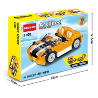 Brick Sunset Speeder 3-in-1 Building Blocks (119 Pcs)