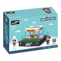 DECOOL Bumper Cars City Building Blocks (144 Pcs)