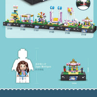 DECOOL Amusement Park Carousel Building Blocks (121 Pcs)