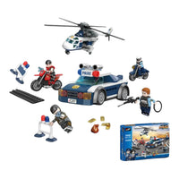 DECOOL Police High-Speed Chase Building Blocks (424 Pcs)