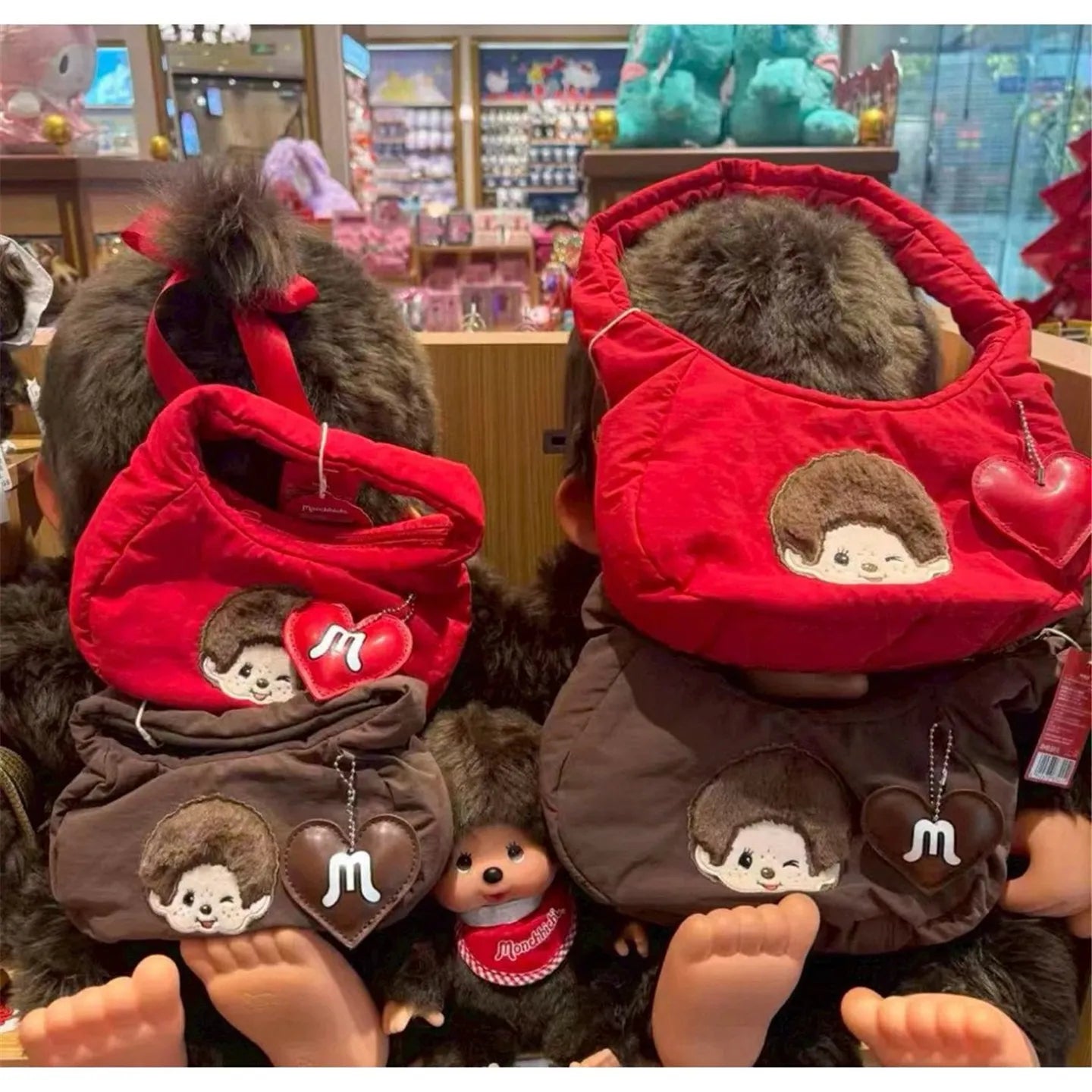 Miniso x Monchhichi Underarm Bag