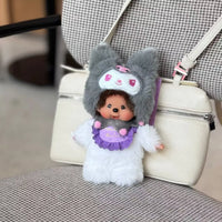 Monchhichi x Sanrio Eternal Duo Keychain