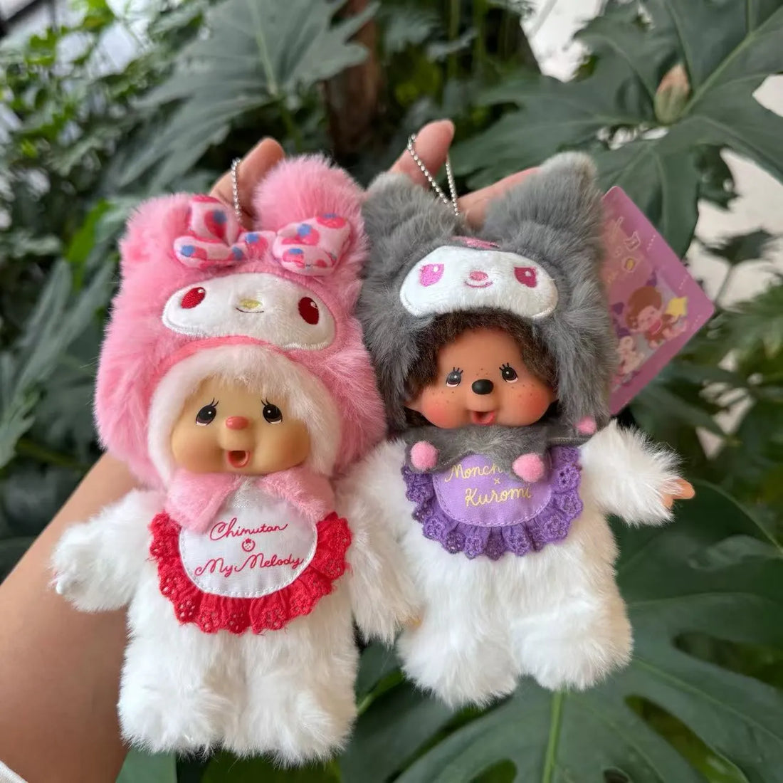 Monchhichi x Sanrio Eternal Duo Keychain