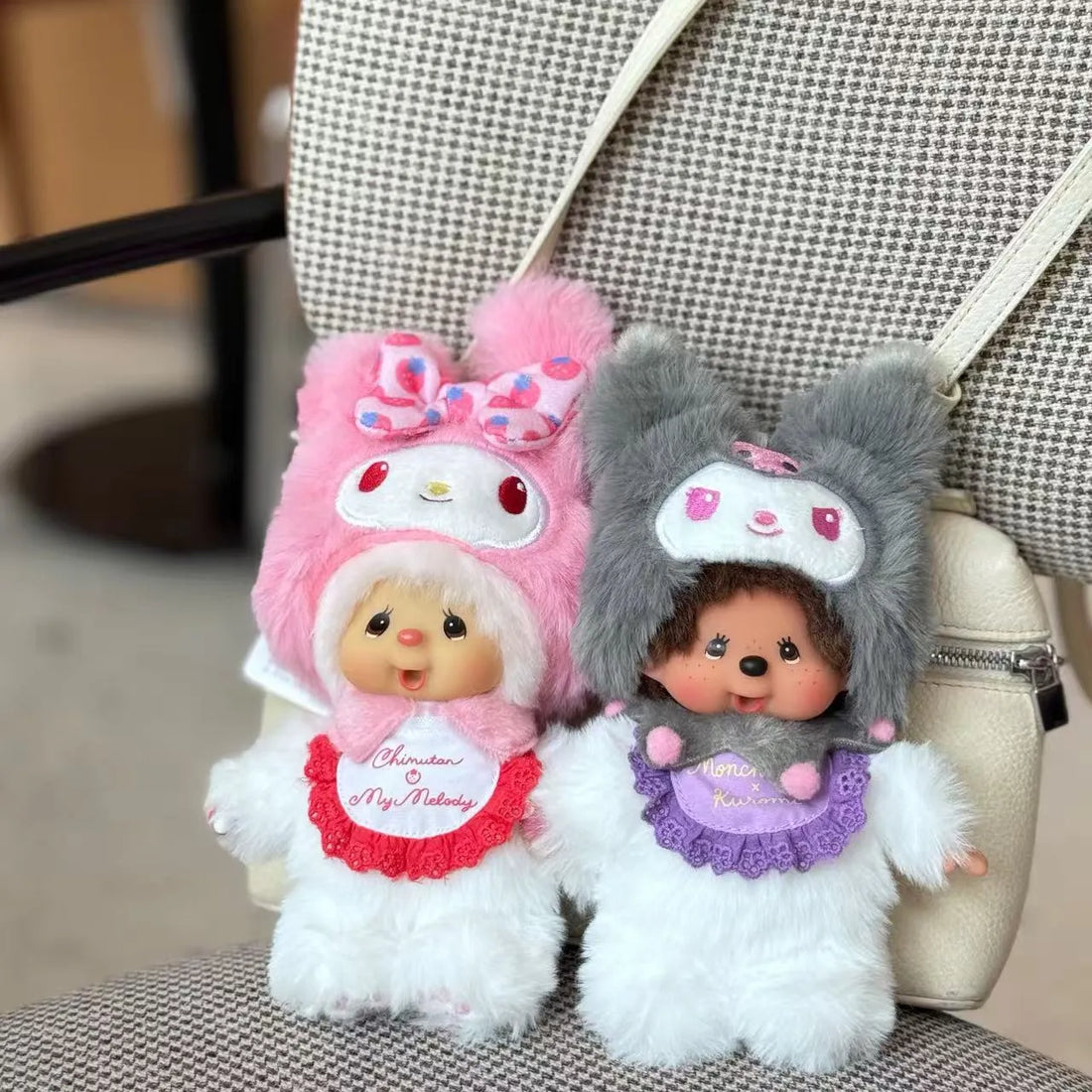 Monchhichi x Sanrio Eternal Duo Keychain