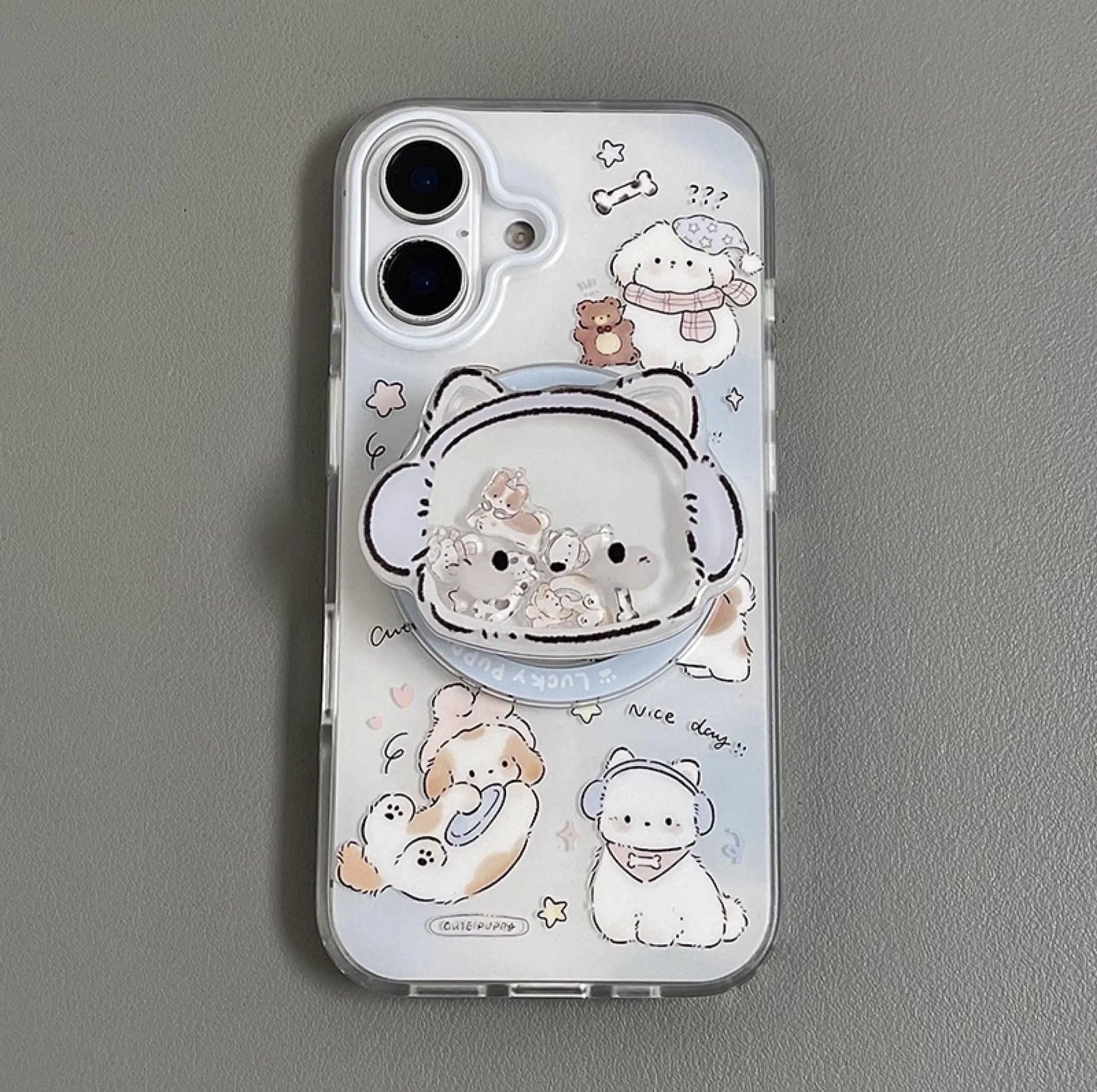 Frosted Dog & Cat Silicone Case (For iPhones)