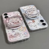 Frosted Dog & Cat Silicone Case (For iPhones)