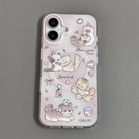 Frosted Dog & Cat Silicone Case (For iPhones)