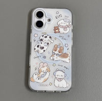 Frosted Dog & Cat Silicone Case (For iPhones)