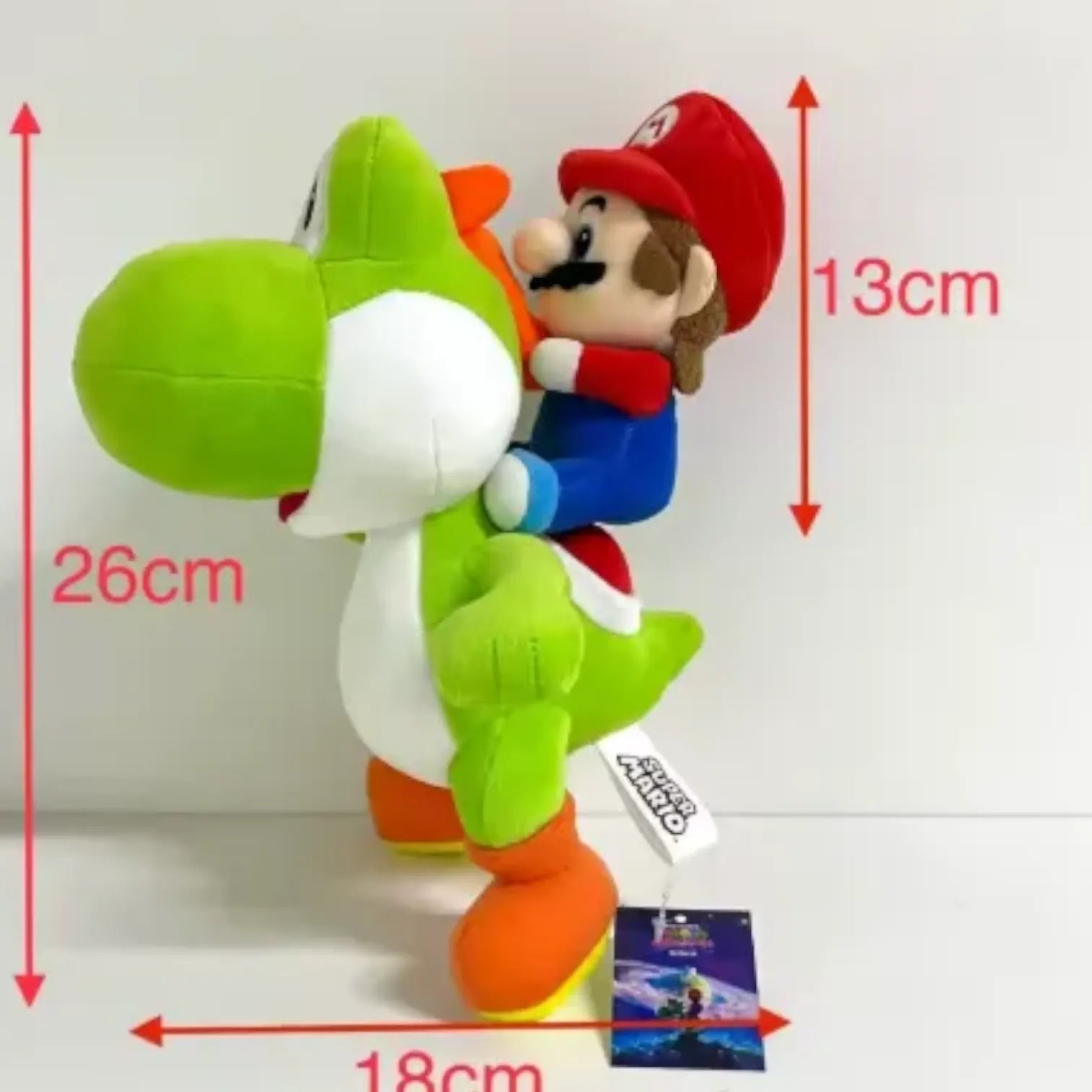 Super Mario Bros Yoshi Ride Plush Toy (26 cm)