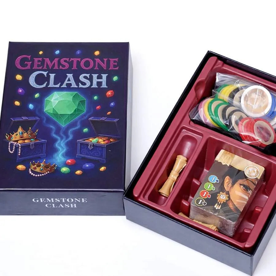 Gemstone Clash Engine-Builder Board Game