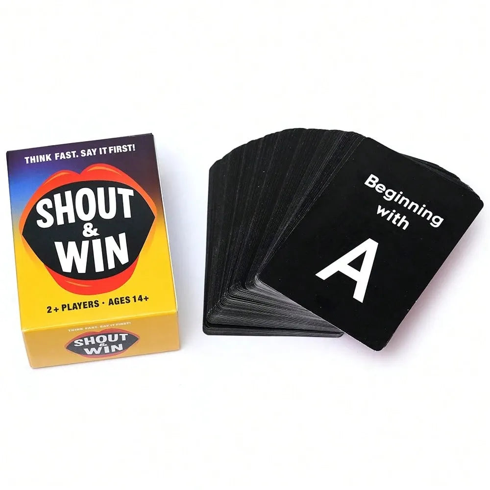 Shout & Win Card Game