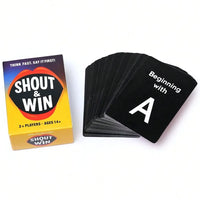 Shout & Win Card Game