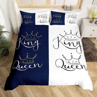 Split Souls Romantic Couple Bedding