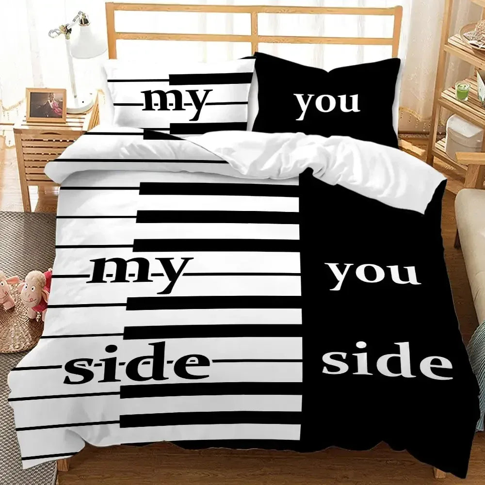 Territory Divide Couple Bedding Set