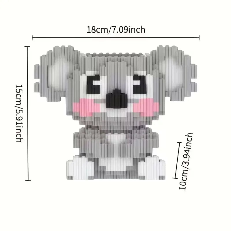 Koala Eucalyptus Pen Holder Building Blocks (1321 Pcs)