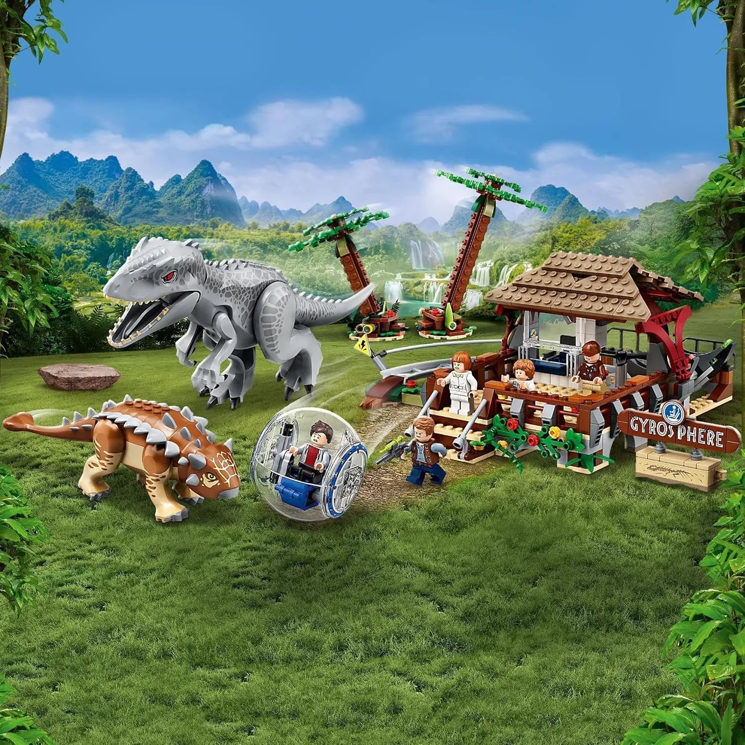 Indominus Rex Vs. Ankylosaurus Building Set (537 Pcs)