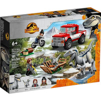 Jurassic World Blue & Beta Velociraptor Capture Blocks (181 Pcs)