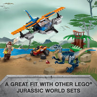 Jurassic Park Biplane Rescue Mission Blocks (101 Pcs)