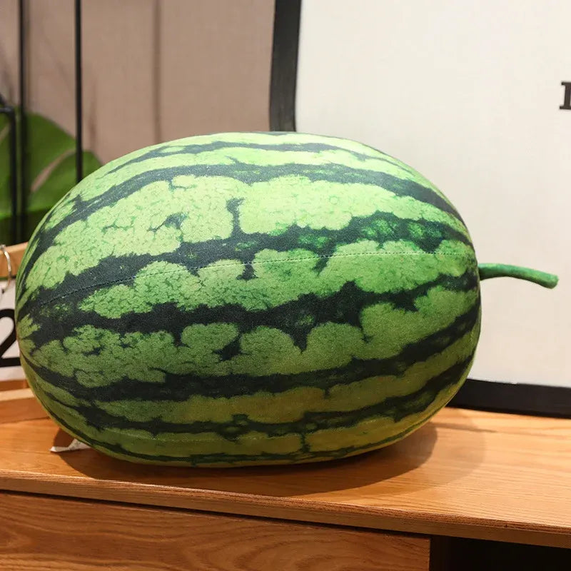 Summer Harvest Realistic Watermelon Plush