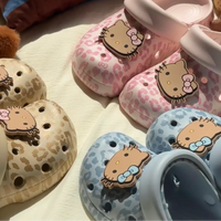 Hello Kitty Fierce Leopard Print Clogs
